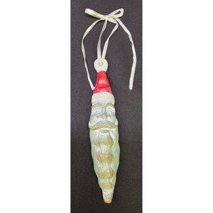 Handcrafted Isabel Bloom Santa Icicle Ornament Christmas Decor in Original Box
